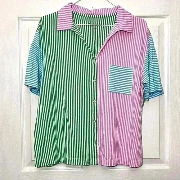 KOOLABURRA BY UGG Striped Women’s button down | size medium - Picture 1 of 5